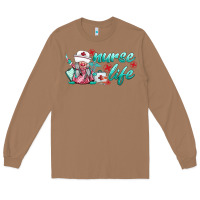 Toasted Coconut nurse life gnomies Long Sleeve Tee - BarkalooDesign