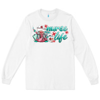 White nurse life gnomies Long Sleeve Tee - BarkalooDesign