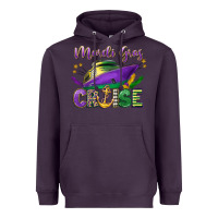 Plum mardi gras cruise celebration Heavyweight Hoodie - LillyAllenDesigns
