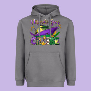 Mardi Gras Cruise Celebration Heavyweight Hoodie Designed By Lillyallendesigns