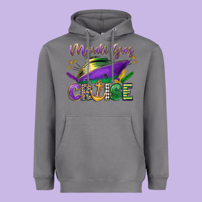 Mardi Gras Cruise Celebration Heavyweight Hoodie Designed By Lillyallendesigns