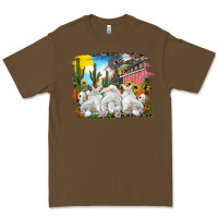 Cacao Easter Farm With Bunnies Premium Tee - RanaPortraitStore