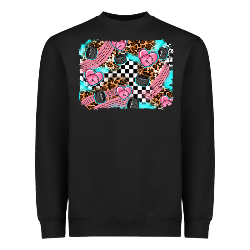 Race Day Background Heavyweight Sweatshirt by AdoDesignShop | Teevron