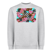 Heather Grey race day background Heavyweight Sweatshirt - AdoDesignShop
