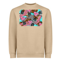 Mushroom race day background Heavyweight Sweatshirt - AdoDesignShop
