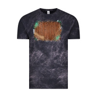 Cloud Black Wood Glitter Leopard Pattern Frame Vintage Tee - Bettercallsaul