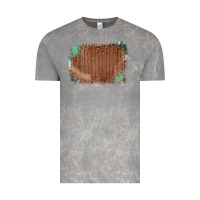 Cloud Rock Wood Glitter Leopard Pattern Frame Vintage Tee - Bettercallsaul