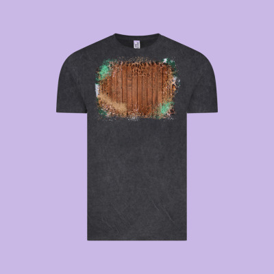 Wood Glitter Leopard Pattern Frame Vintage Tee Designed By Bettercallsaul