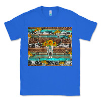 True Royal longhorn bull skull cowhide leopard turquoise Classic Tee - Artiststas