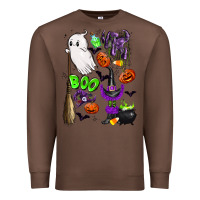 Chestnut cute ghost Premium Sweatshirt - LillyAllenDesigns