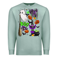 Seafoam cute ghost Premium Sweatshirt - LillyAllenDesigns