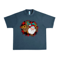 Midnight Navy texas santa wood slice ornament Urban Heavy Tee - JahusDesignShop