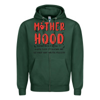 Sports Green motherhood some day i rock it Zipper Hoodie - MaliasSmallBusiness