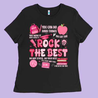 Rock The Best Ladies Tee Designed By Jahusdesignshop