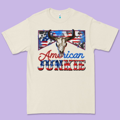 American Junkie Premium Tee Designed By Zillion Design Studio