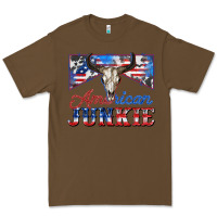 Cacao American junkie Premium Tee - Zillion Design Studio