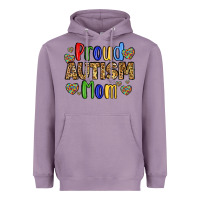 Lavender proud autism mom design Heavyweight Hoodie - LillyAllenDesigns