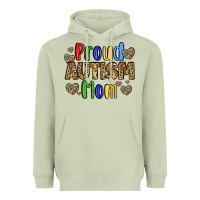 Matcha proud autism mom design Heavyweight Hoodie - LillyAllenDesigns