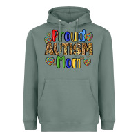 Sage proud autism mom design Heavyweight Hoodie - LillyAllenDesigns