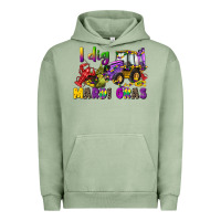 Pigment Oil Green i dig mardi gras Urban Hoodie - CowGirlArtShop