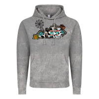 Cloud Rock ky yall western Vintage Hoodie - CowhideDigitalArt
