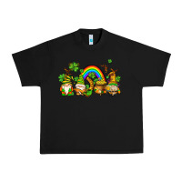 Black st patricks gnomes with rainbow Urban Heavy Tee - AdoDesignShop
