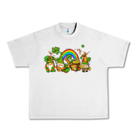 Lunar Rock st patricks gnomes with rainbow Urban Heavy Tee - AdoDesignShop