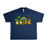 Navy st patricks gnomes with rainbow Urban Heavy Tee - AdoDesignShop