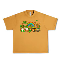 Peanut Butter st patricks gnomes with rainbow Urban Heavy Tee - AdoDesignShop
