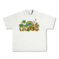 Pistachio st patricks gnomes with rainbow Urban Heavy Tee - AdoDesignShop