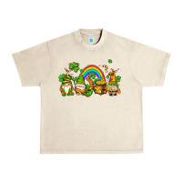 Sandshell st patricks gnomes with rainbow Urban Heavy Tee - AdoDesignShop