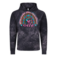 Cloud Black leopard cowhide nurse rainbow Vintage Hoodie - JahusDesignShop