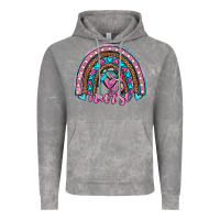 Cloud Rock leopard cowhide nurse rainbow Vintage Hoodie - JahusDesignShop