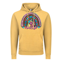 Vintage Mustard leopard cowhide nurse rainbow Vintage Hoodie - JahusDesignShop