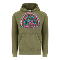 Vintage Olive leopard cowhide nurse rainbow Vintage Hoodie - JahusDesignShop