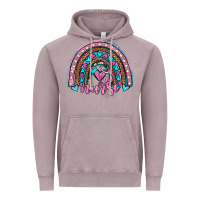 Vintage Zinc leopard cowhide nurse rainbow Vintage Hoodie - JahusDesignShop