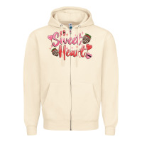 Sandshell sweet heart Zipper Hoodie - MaliasSmallBusiness