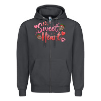 Smoke sweet heart Zipper Hoodie - MaliasSmallBusiness