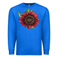 True Royal ProCut Red Sunflower Premium Sweatshirt - LillyAllenDesigns