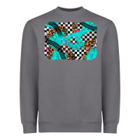 Storm race day turquoise background Heavyweight Sweatshirt - AdoDesignShop