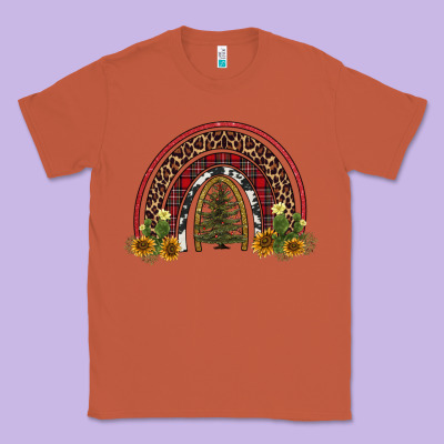 Rainbow Tree Classic Tee Designed By Adodesignshop