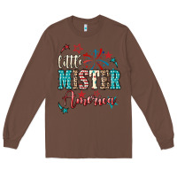 Chestnut little mister america Long Sleeve Tee - NancyCooperArtShop