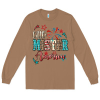 Toasted Coconut little mister america Long Sleeve Tee - NancyCooperArtShop