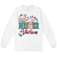 White little mister america Long Sleeve Tee - NancyCooperArtShop