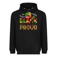 Black empowerment and celebration design Heavyweight Hoodie - LillyAllenDesigns