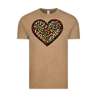 Vintage Coffee pride leopard heart Vintage Tee - JahusDesignShop