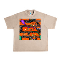 French Oak halloween witch hats leopard seamless pattern Urban Heavy Tee - BundleAndBundleShop
