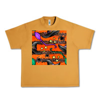 Peanut Butter halloween witch hats leopard seamless pattern Urban Heavy Tee - BundleAndBundleShop