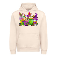 Sandshell mardi gras coffee cups cowgirl Urban Hoodie - CowGirlArtShop