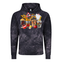 Cloud Black School Bus Coffee Cups Vintage Hoodie - FaDigitalArtStudio
